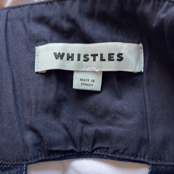 Whistles Women’s A-line Denim Mini Dress Size 2 Blue - Picture 7 of 9
